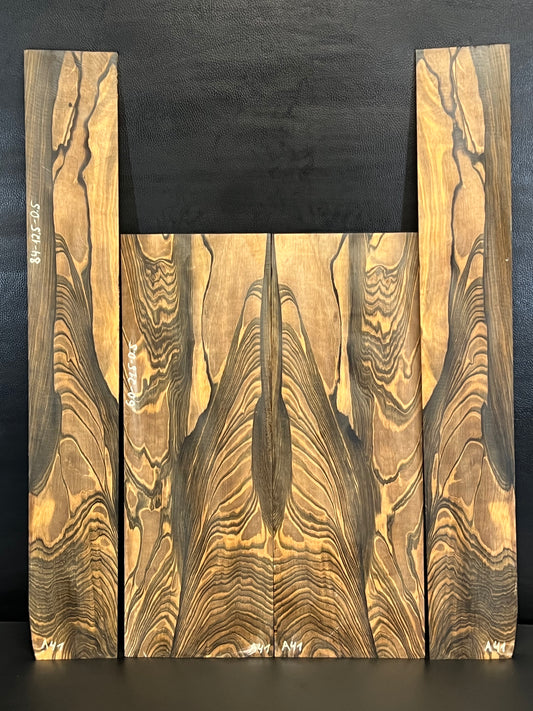 Exotic Figured Ebony Back and Sides Set A41