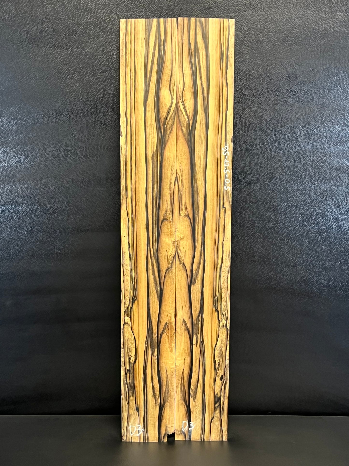Exotic Pale Moon Figured Ebony Back and Sides Set D3