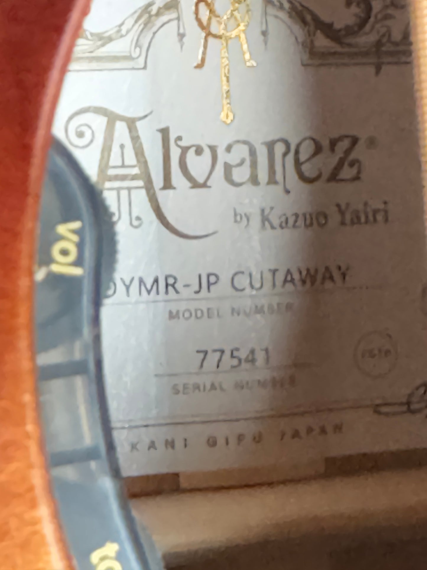 Alvarez Yairi JP Cormier Signature DYMRJP Acoustic Guitar #77541