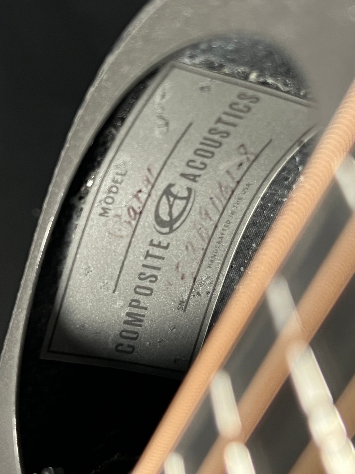 Composite Acoustics Cargo, Gray with Pickup – Travel Guitar (Pre-Owned)