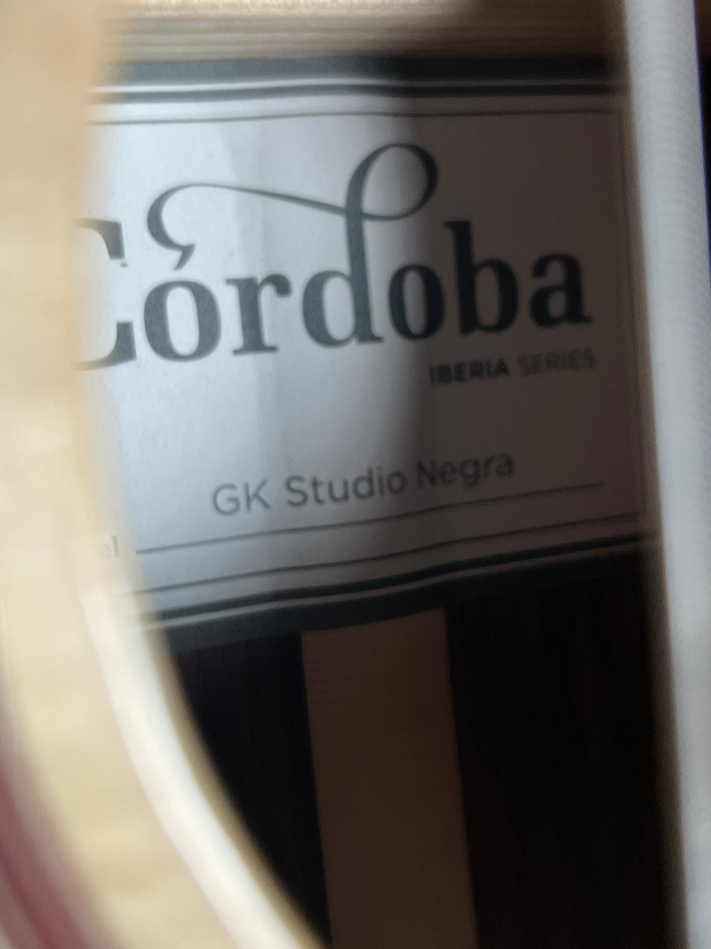 Cordoba Iberia GK Studio Negra – Electro-Nylon Guitar