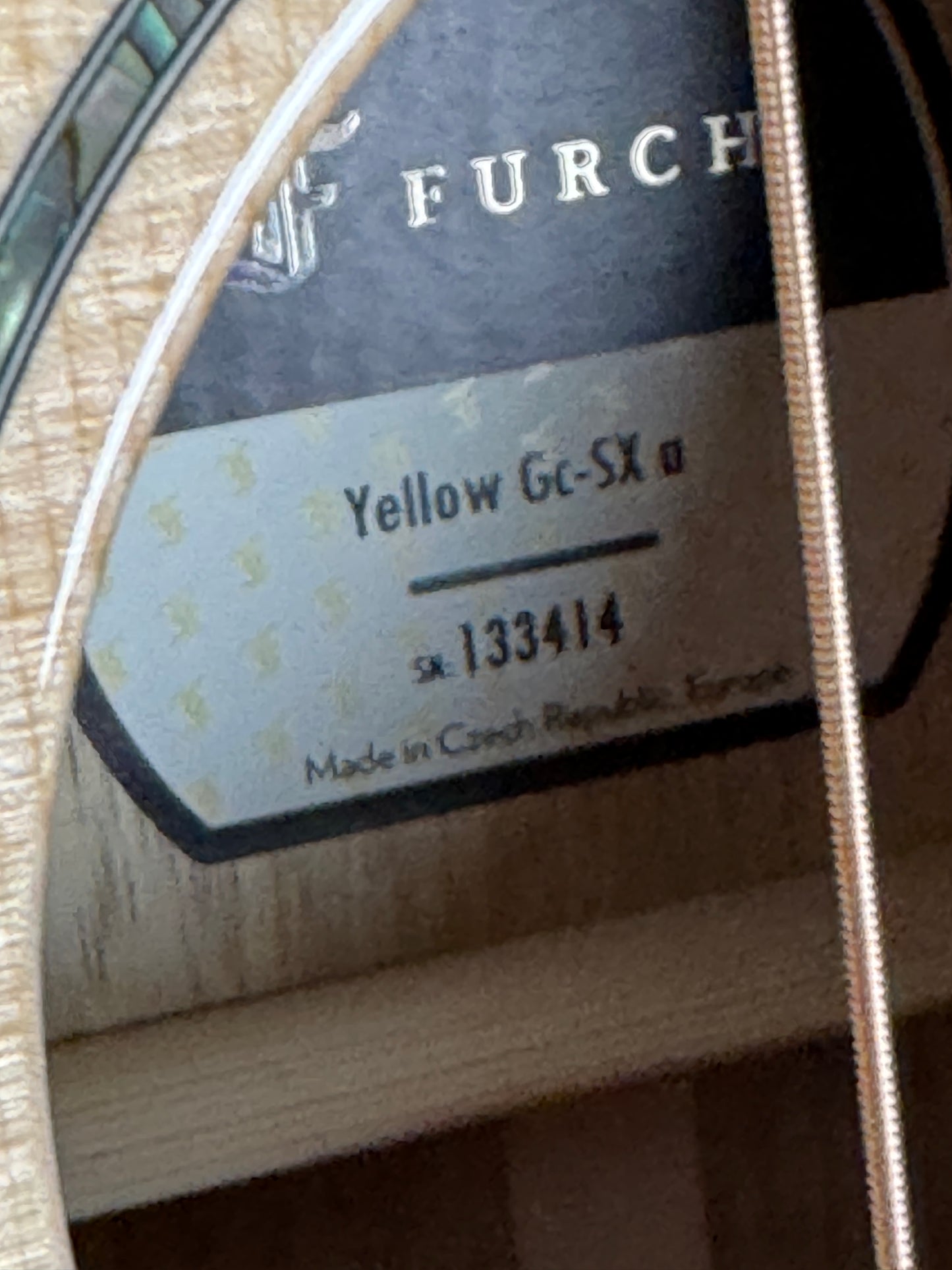 Furch Yellow Gc-SX A – Black Limba, Backstage 2025 Special Edition #133414