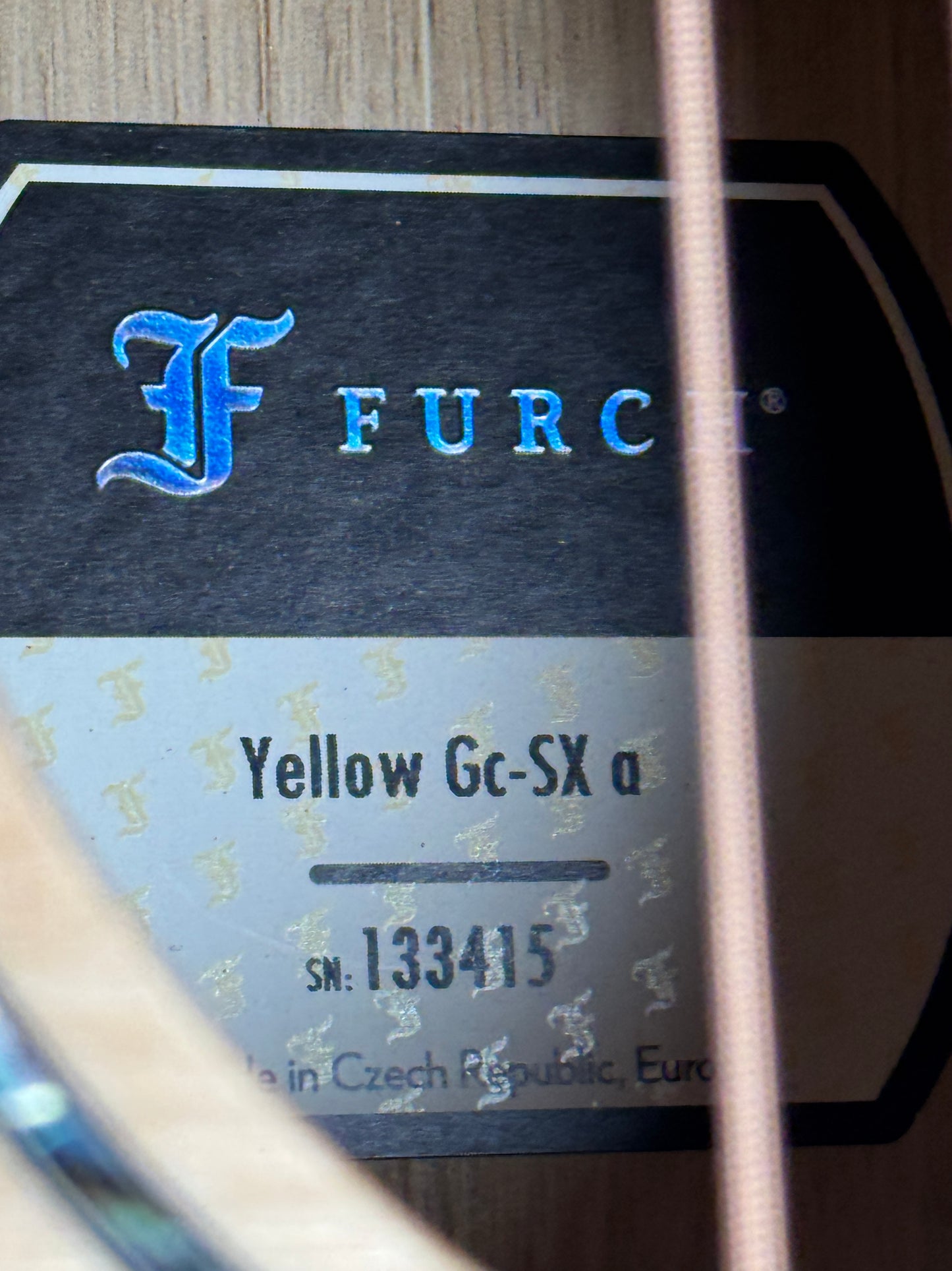 Furch Yellow Gc-SX A – Black Limba, Backstage 2025 Special Edition #133414