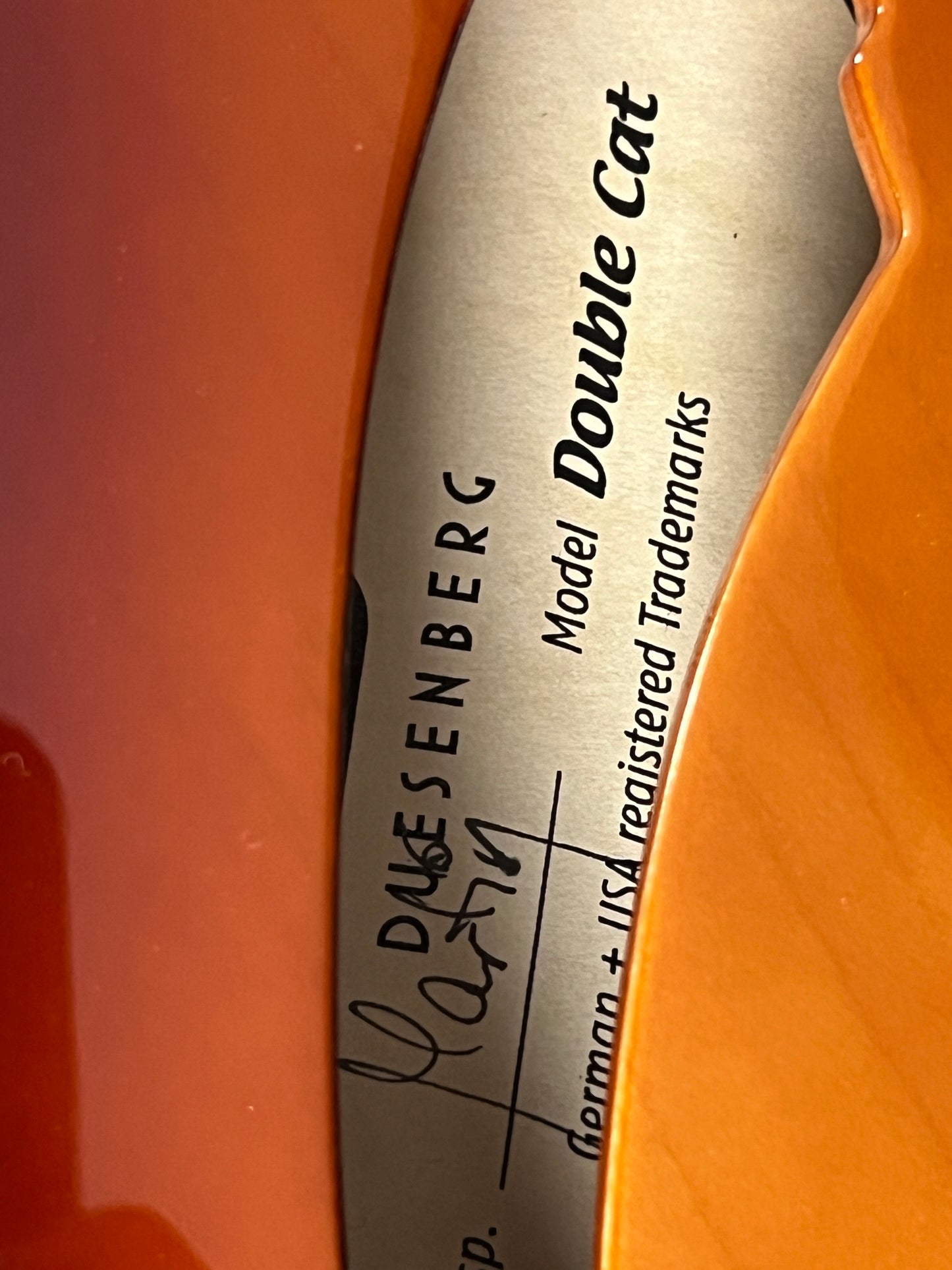 Duesenberg Double Cat Vintage Burst