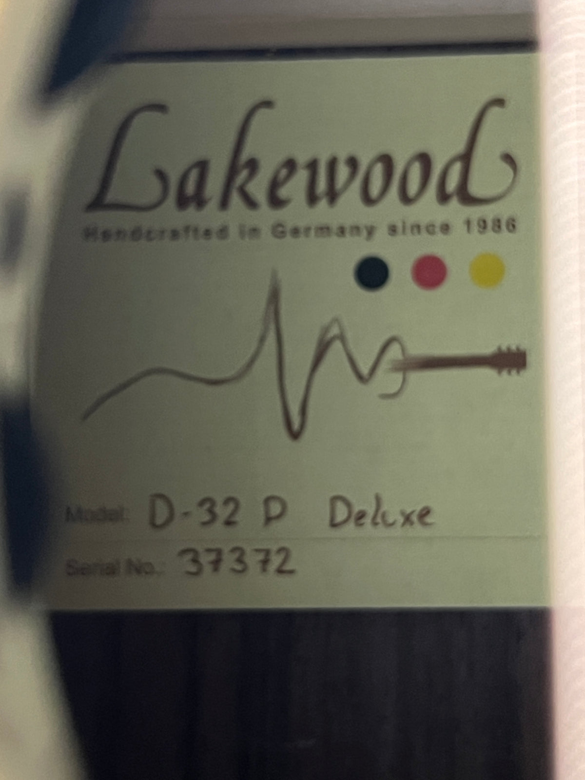 Lakewood D-32 P Deluxe #37372