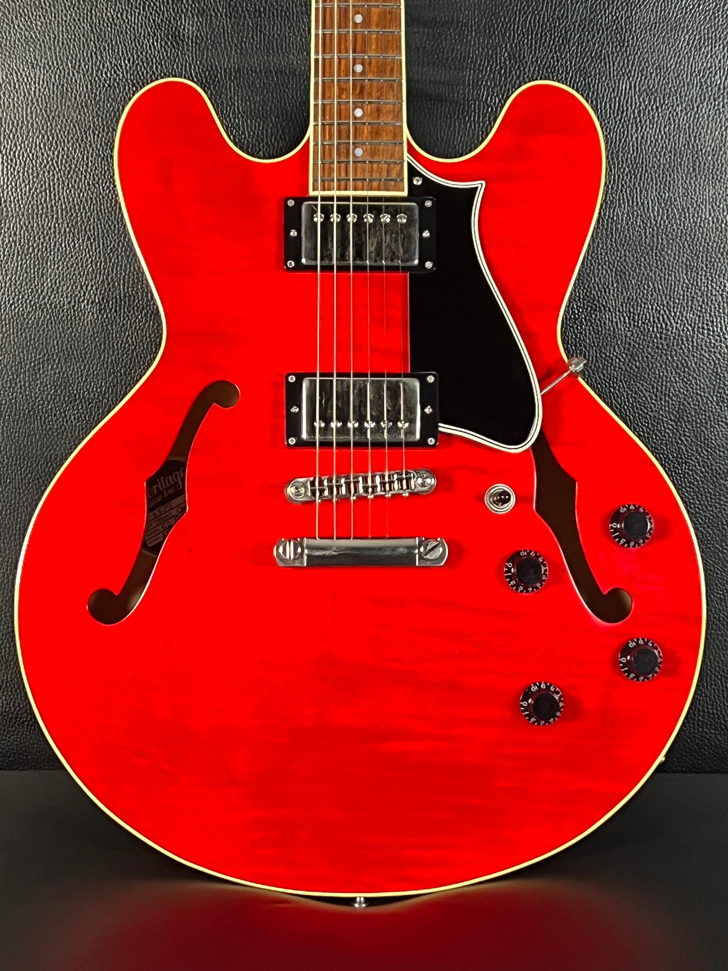 Heritage H-535 Semi-Hollow Trans Cherry w/ Hardcase (PRE-OWNED)