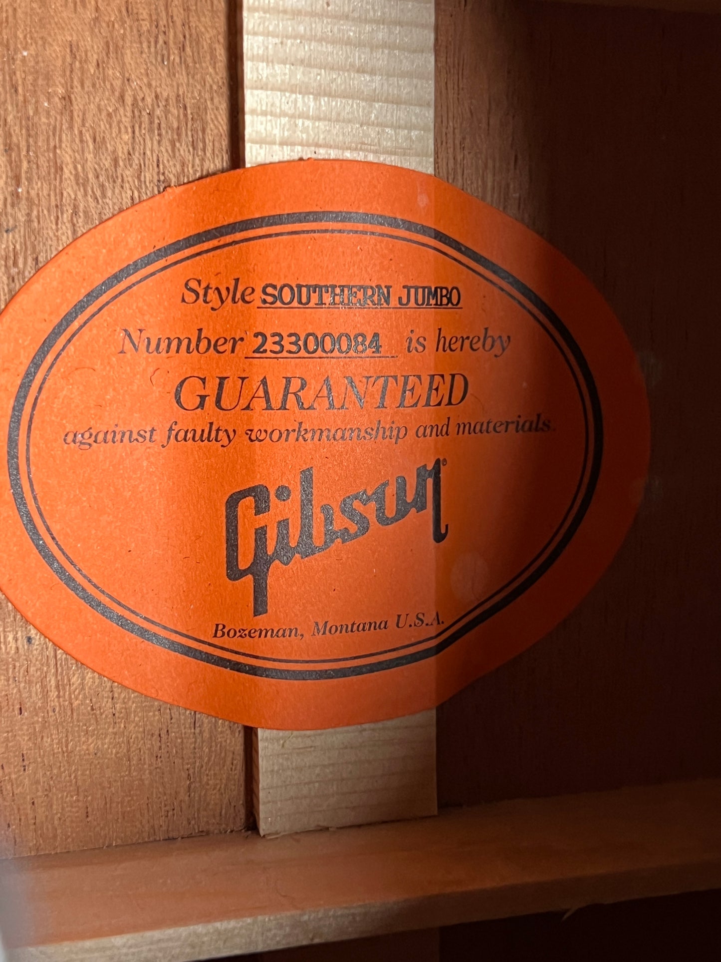 Gibson Southern Jumbo Original 2023 (PRE-OWNED)