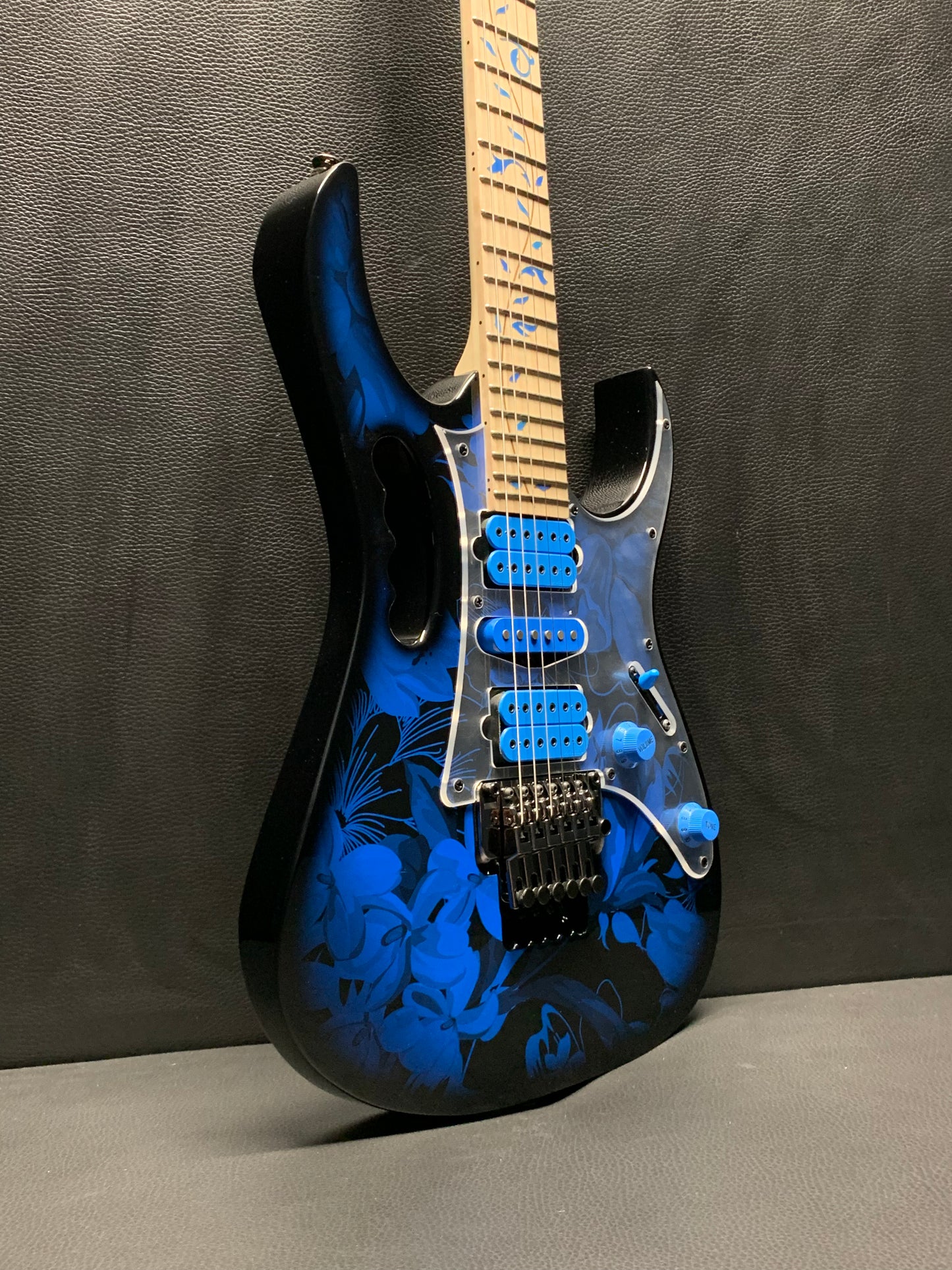 Ibanez JEM77P Electric Guitar Blue Floral Pattern #101529