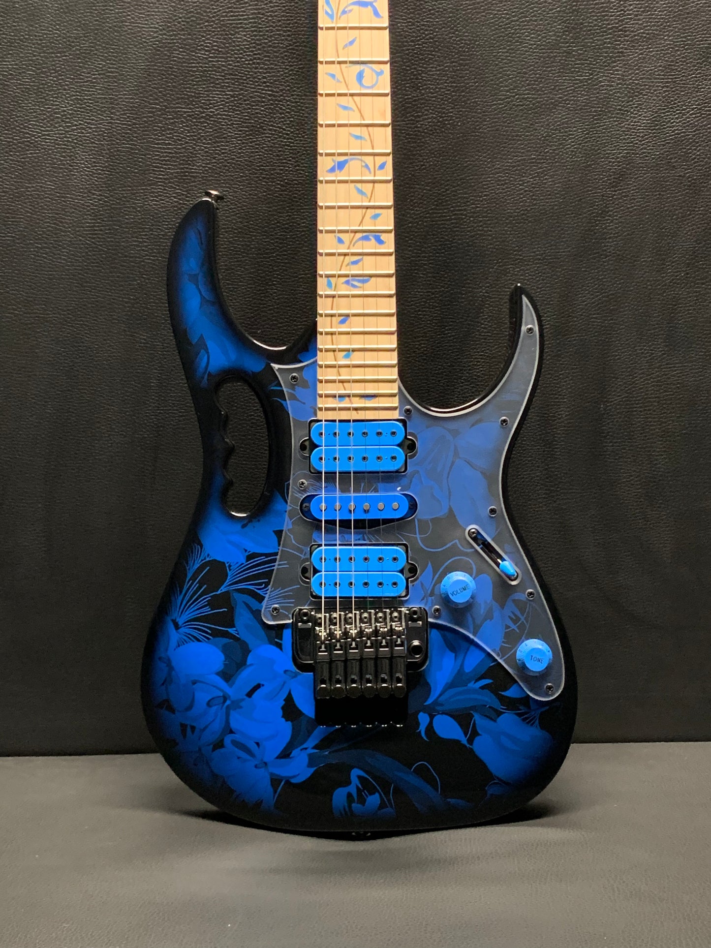 Ibanez JEM77P Electric Guitar Blue Floral Pattern #101529