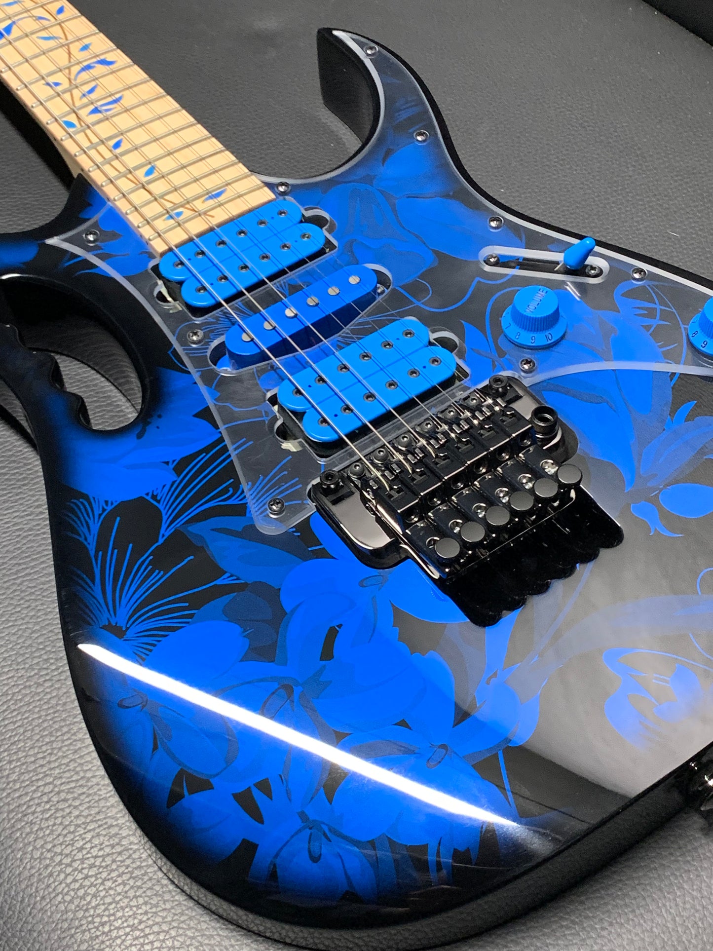 Ibanez JEM77P Electric Guitar Blue Floral Pattern #101529