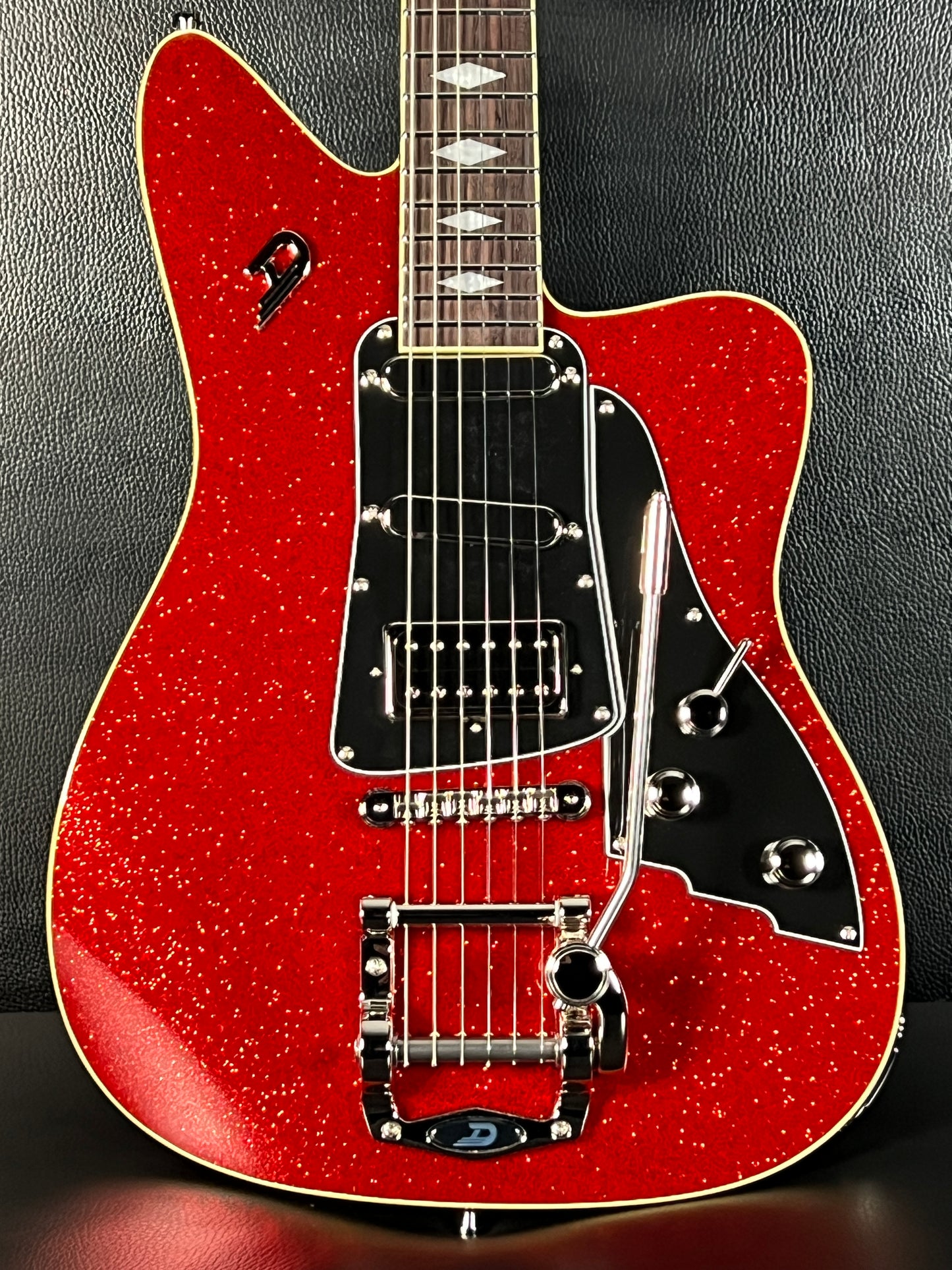 Duesenberg Paloma Red Sparkle Electric Guitar w/ Gig Bag