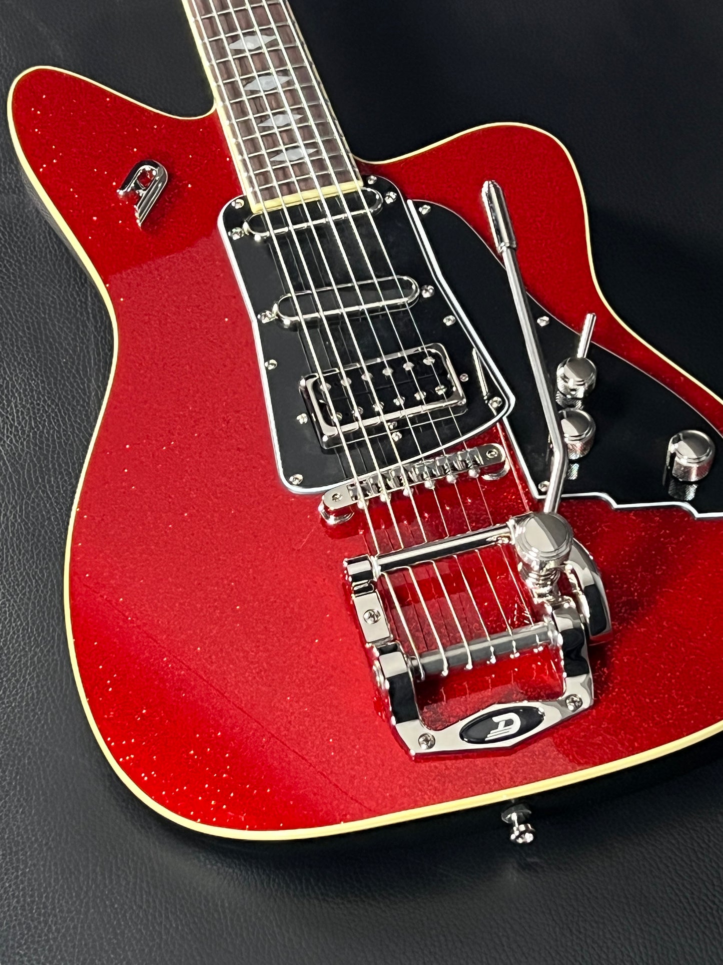 Duesenberg Paloma Red Sparkle Electric Guitar w/ Gig Bag