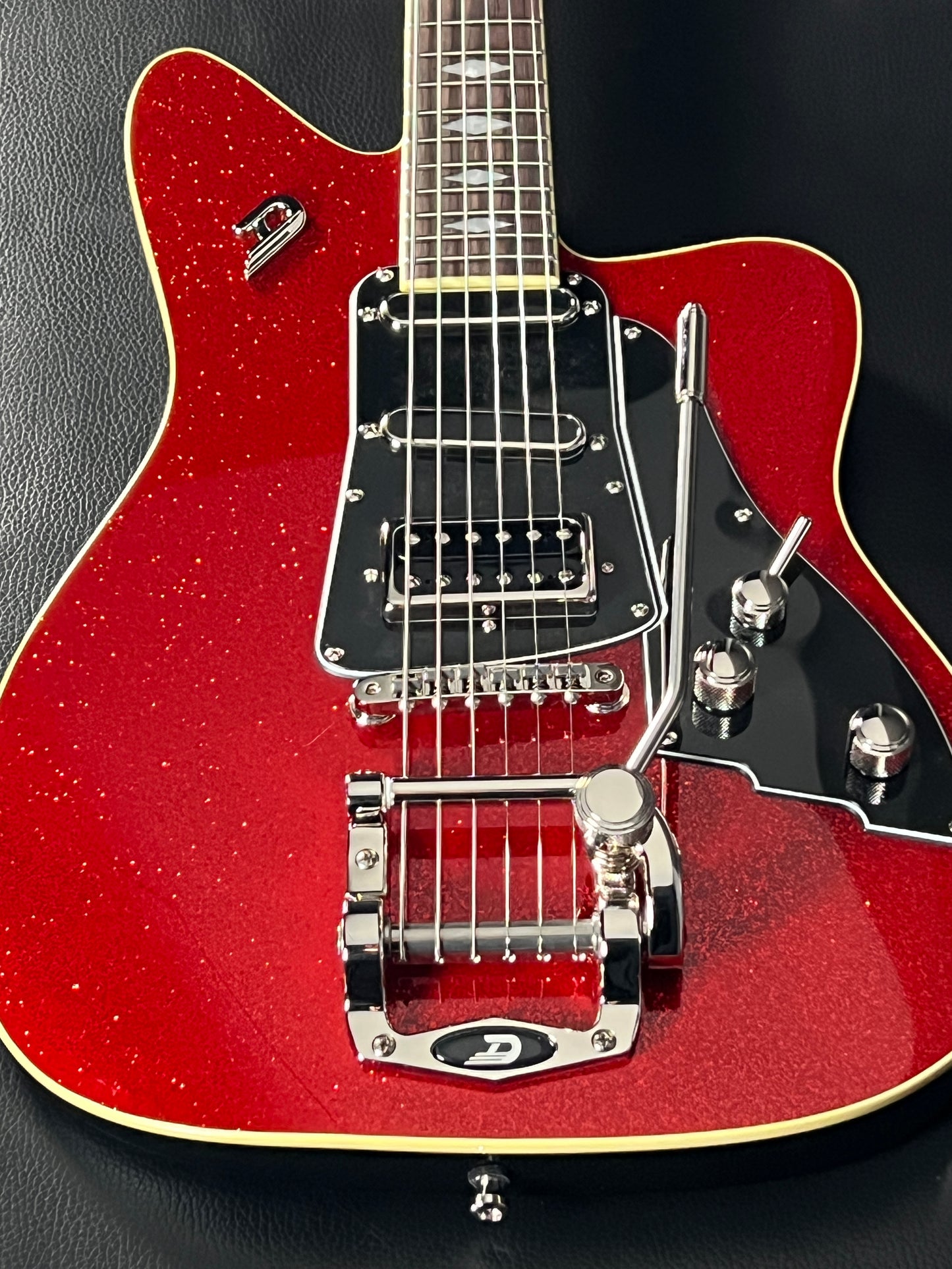 Duesenberg Paloma Red Sparkle Electric Guitar w/ Gig Bag