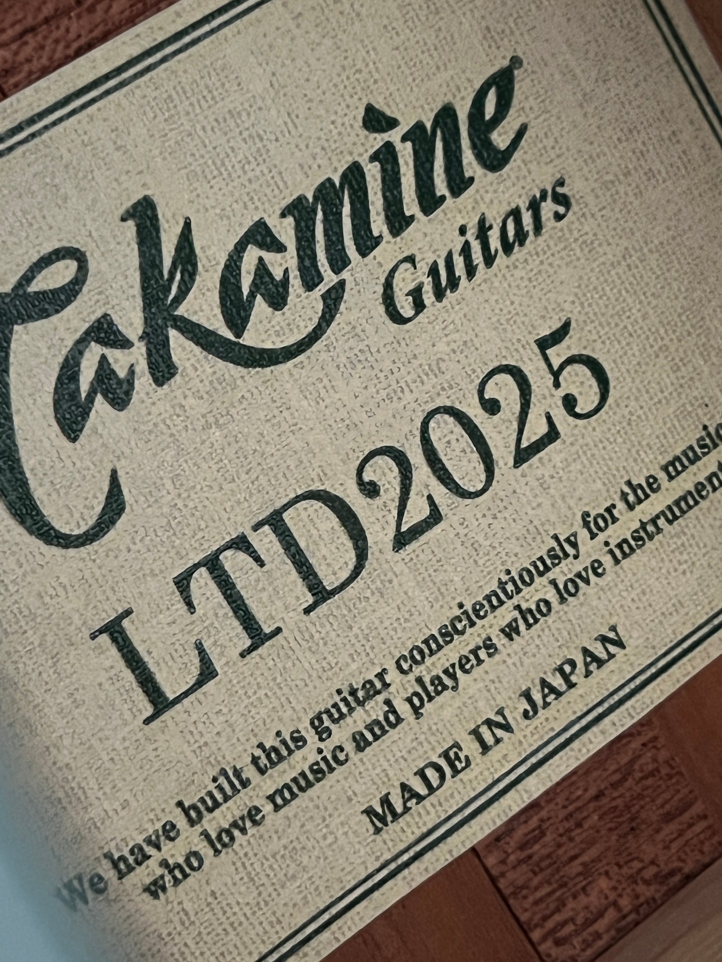 Takamine LTD2025 Limited Edition Antique Evergreen #63010392