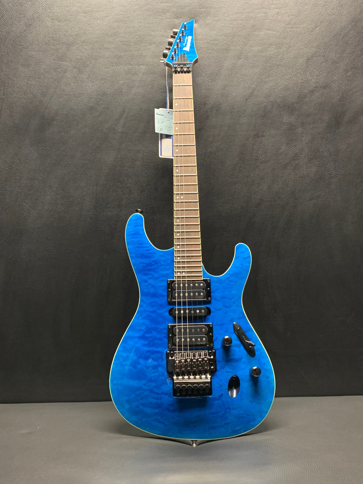 Ibanez S6570Q Prestige Series Electric Guitar Natural Blue #409002