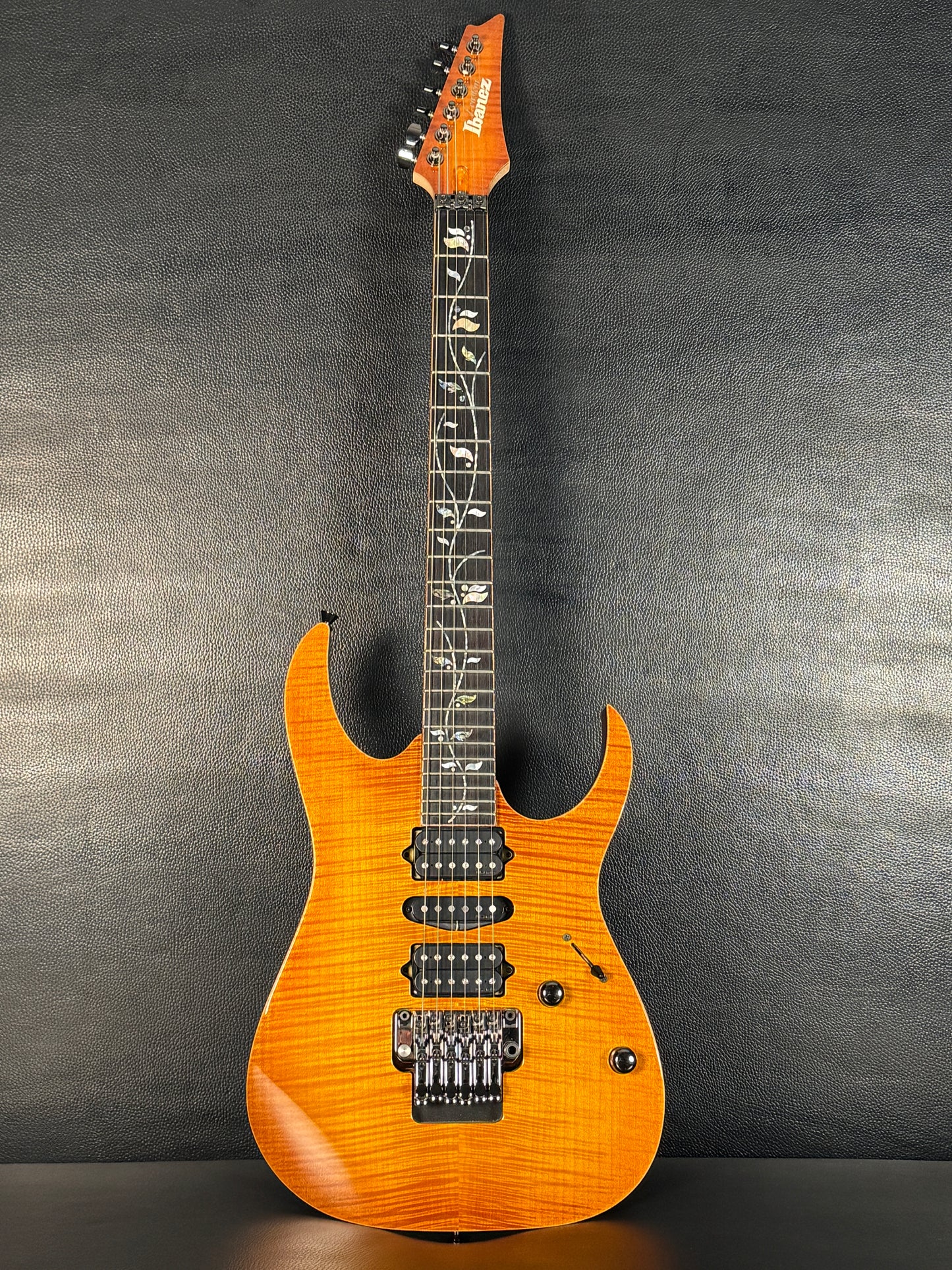 Ibanez J Custom RG8570Z Brownish Blue Burst Edge