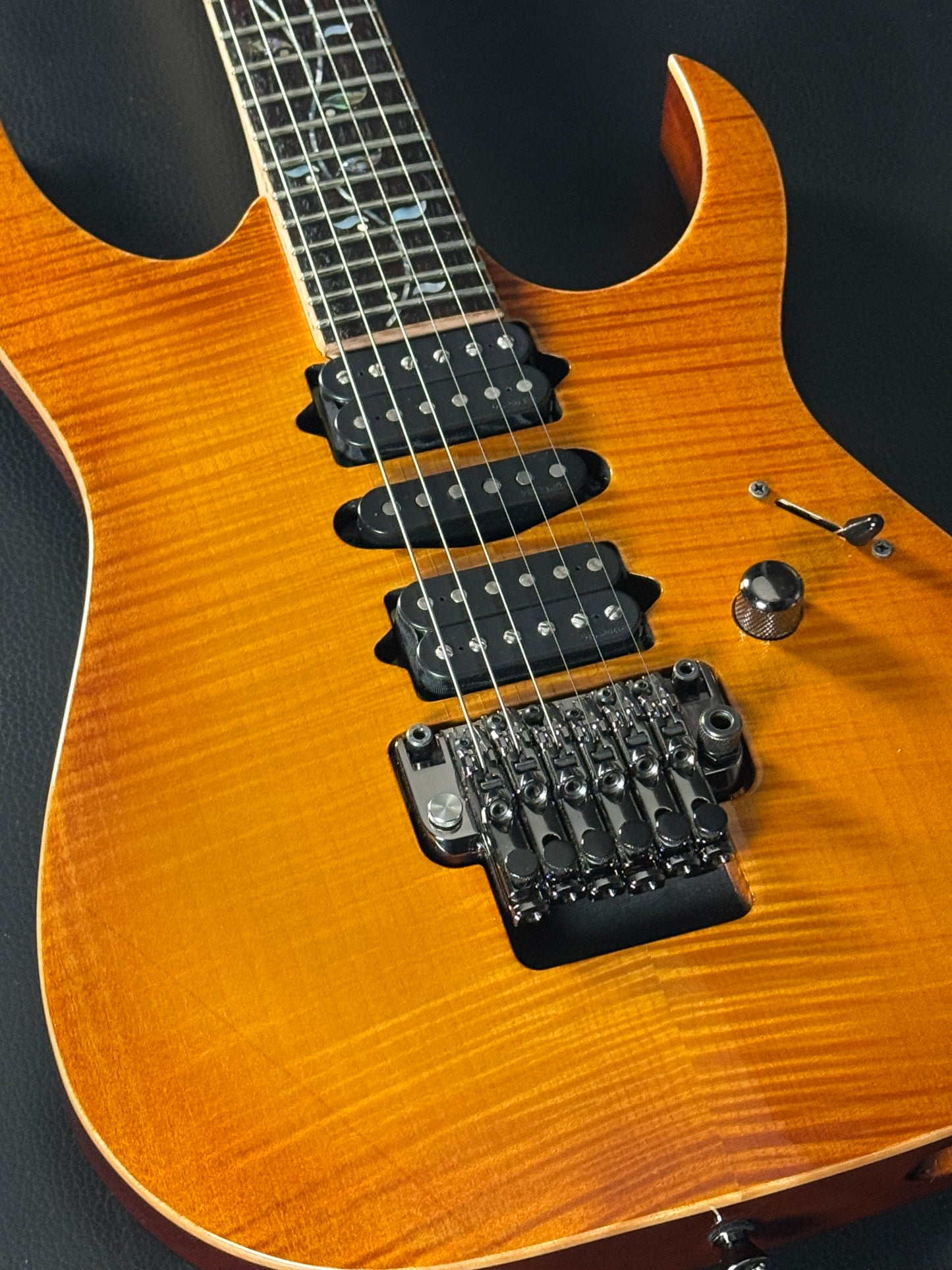 Ibanez J Custom RG8570Z Brownish Blue Burst Edge