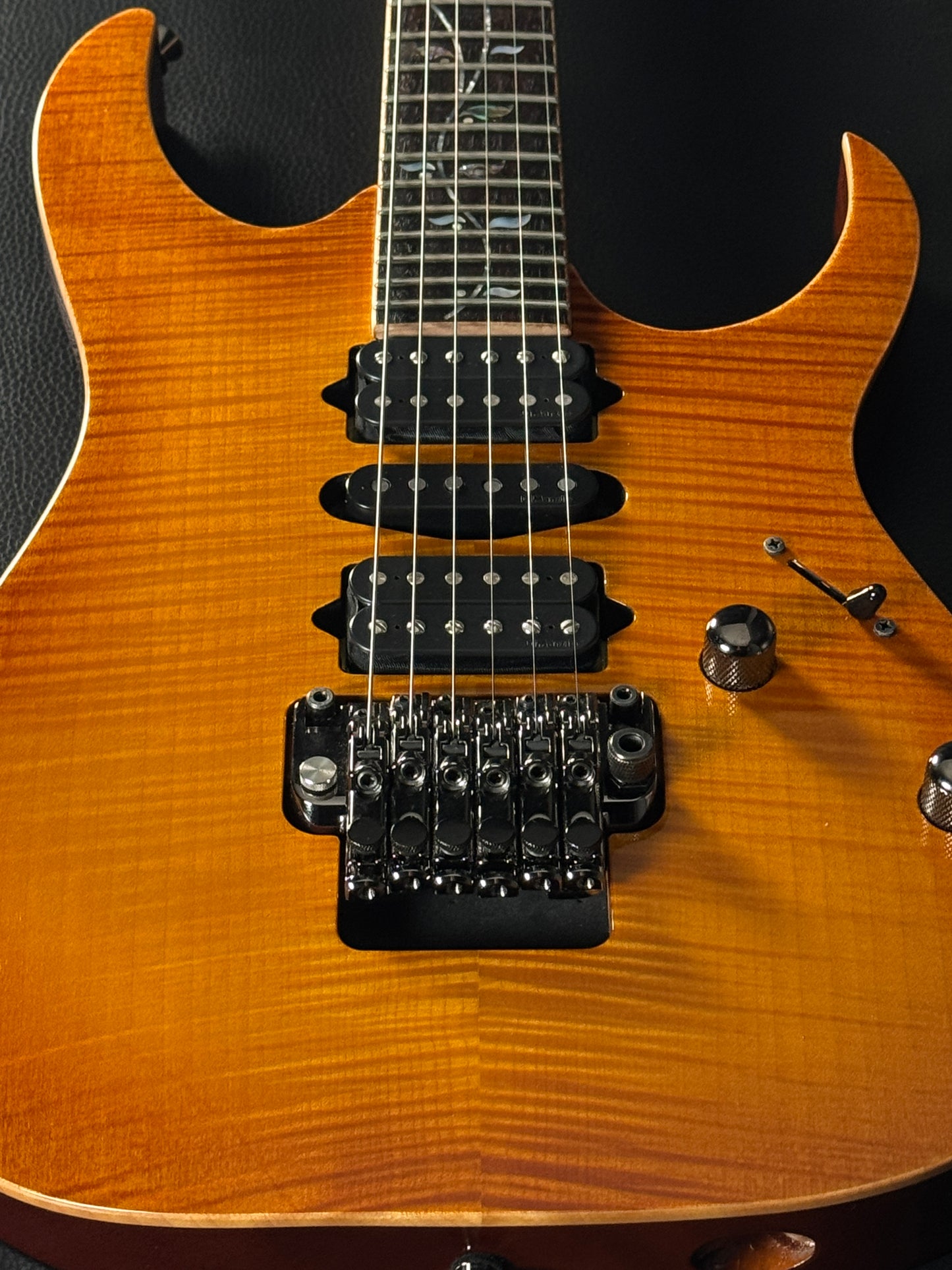 Ibanez J Custom RG8570Z Brownish Blue Burst Edge