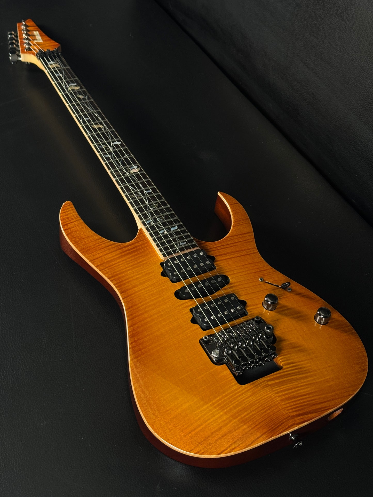 Ibanez J Custom RG8570Z Brownish Blue Burst Edge