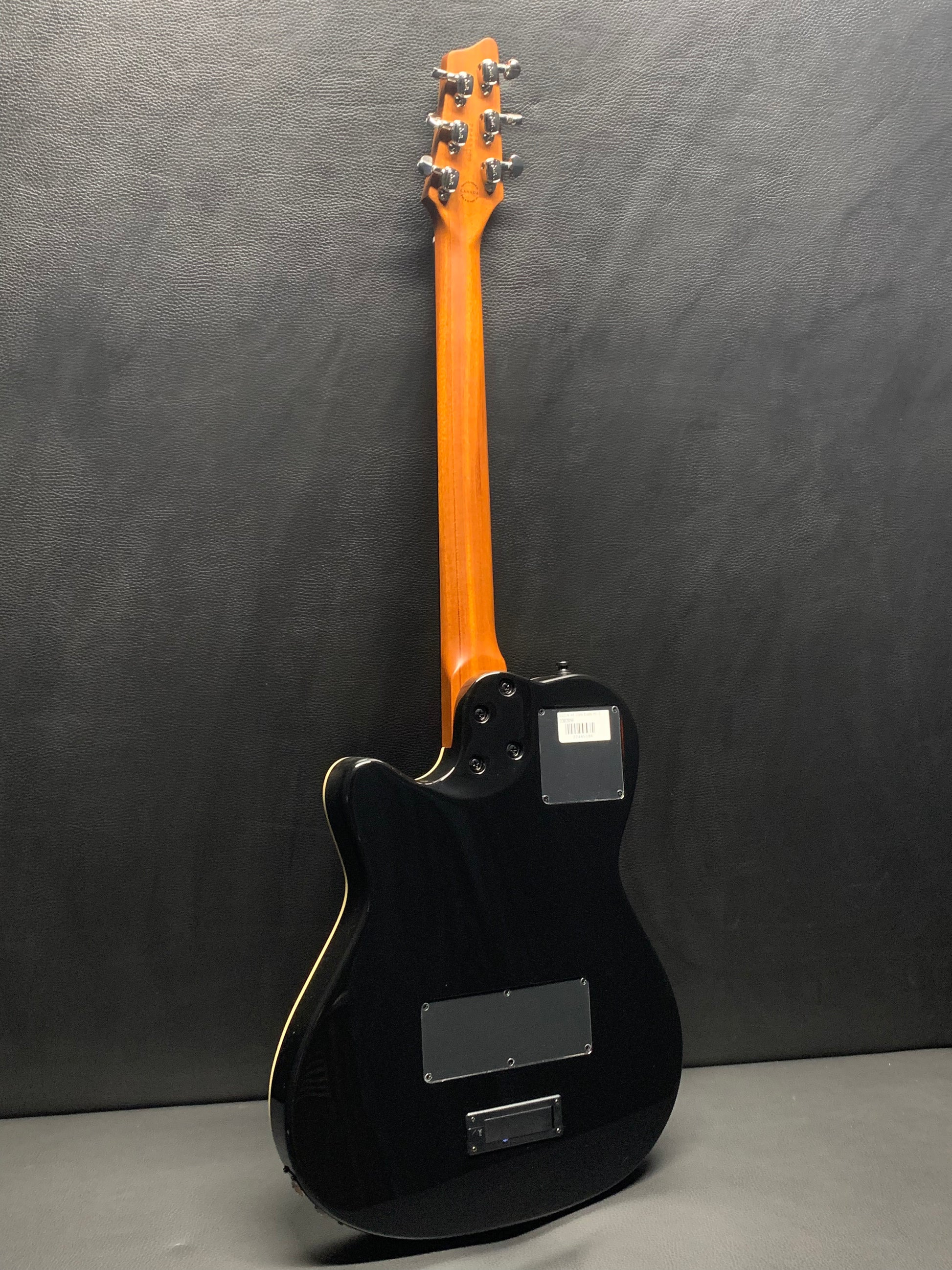 Godin A6 ULTRA Black HG (PRE-OWNED) – Guitar HAUS Godin A6 ULTRA Black HG (PRE-OWNED) – Guitar HAUS