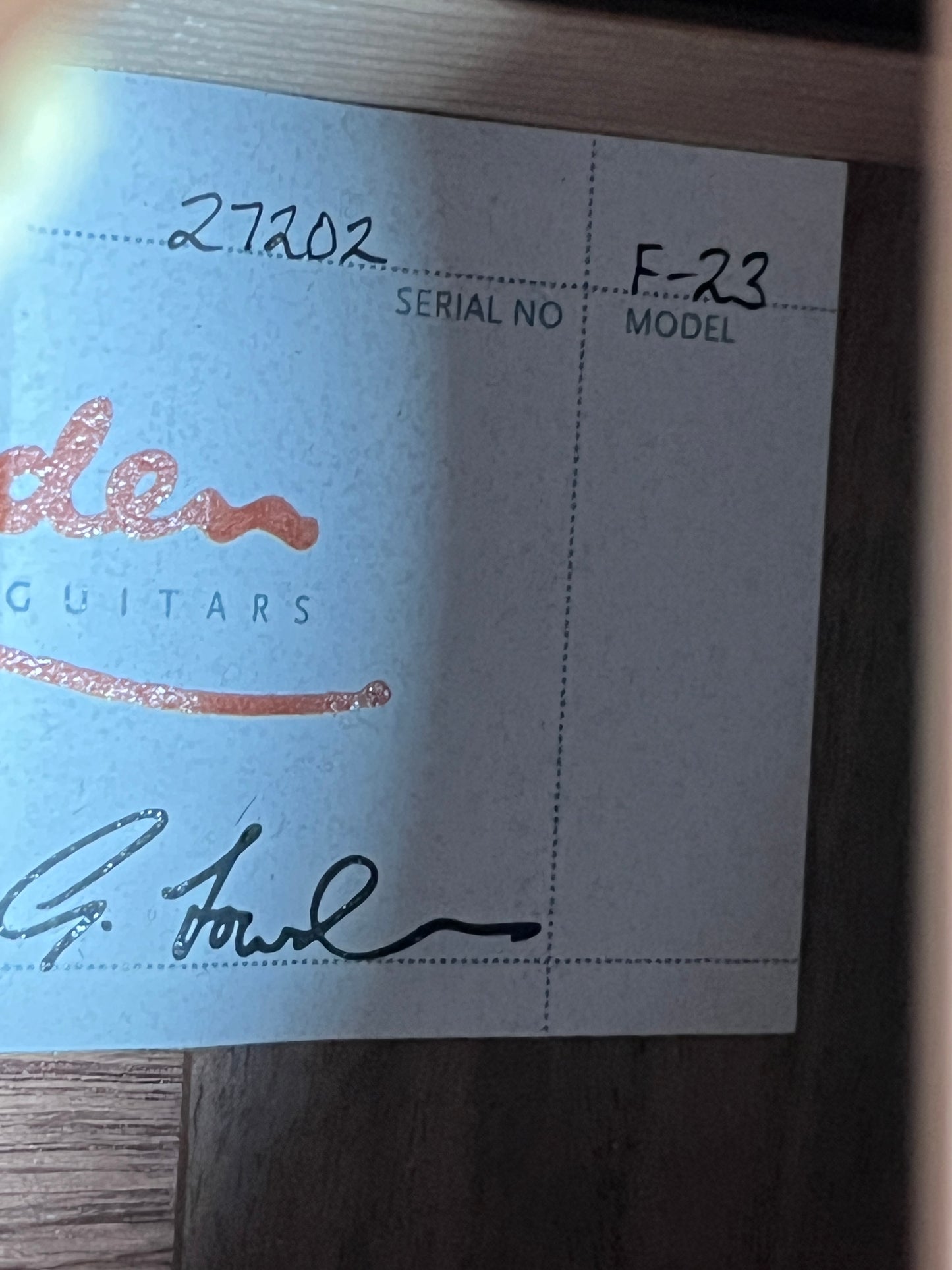 Lowden F-23 (PRE-OWNED)