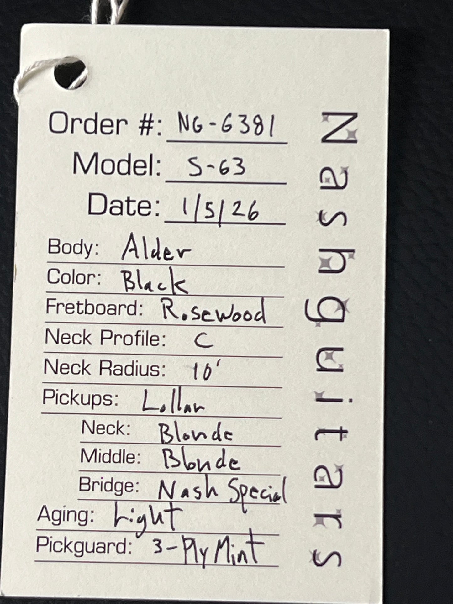 Nash S-63 Black #6381