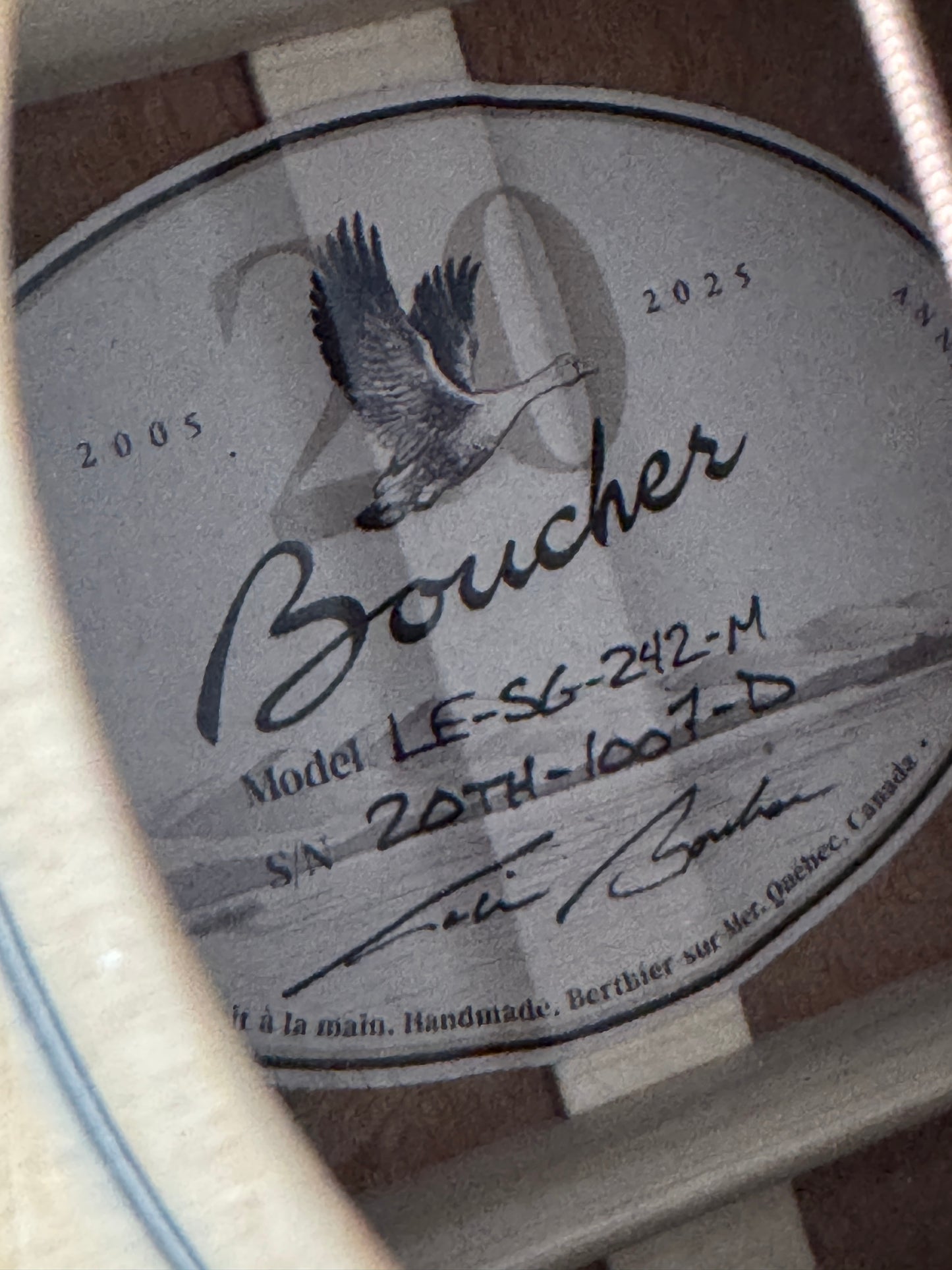 Boucher LE-SG-242-M Limited Edition 2025 w/ K&K (PRE-OWNED)