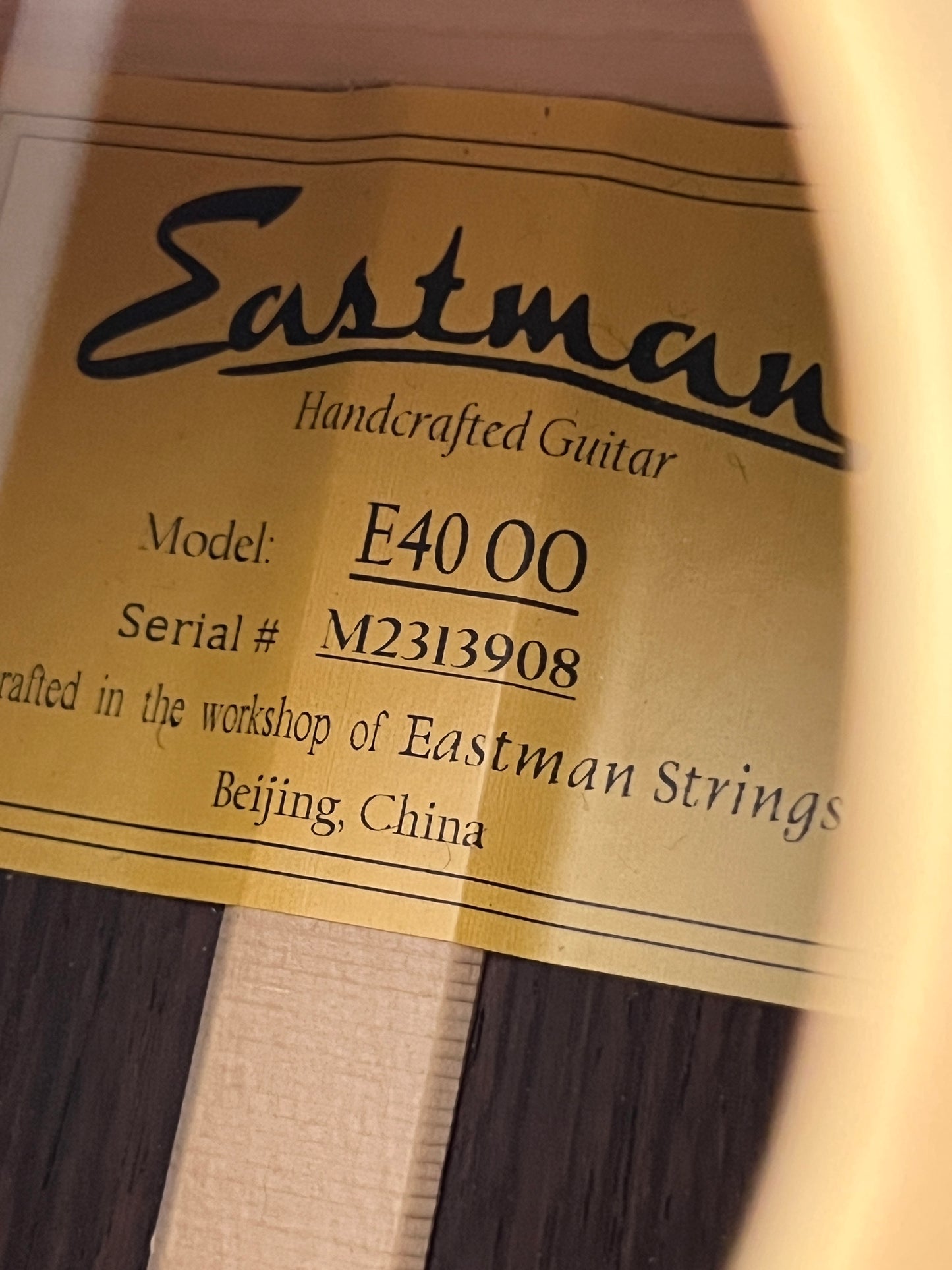 Eastman E40 00 12-Fret Deluxe (PRE-OWNED)