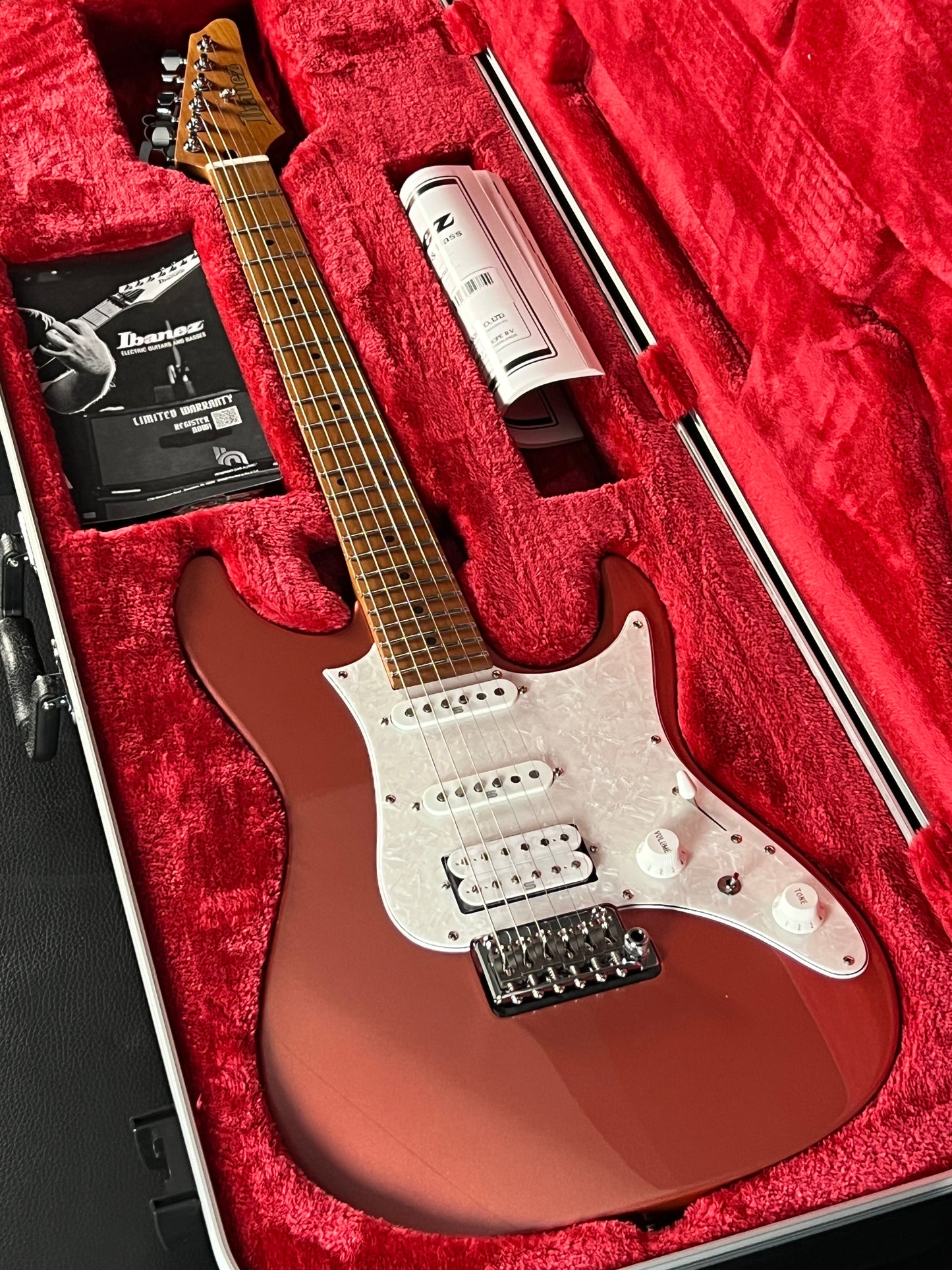 Ibanez AZ Prestige Hazy Rose Metallic AZ2204HRM