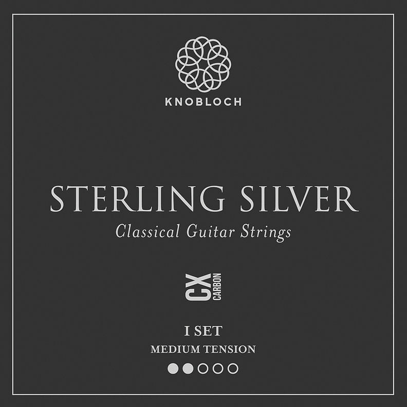 Knobloch Full Set STERLING SILVER CX Carbon 33.5 Strings