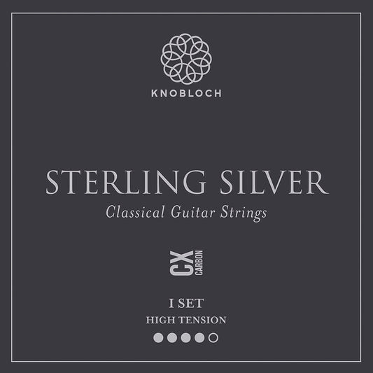 Knobloch Full Set STERLING SILVER CX Carbon 34.5 Strings