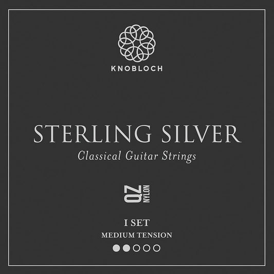 Knobloch Full Set STERLING SILVER QZ Nylon 33.5 Strings