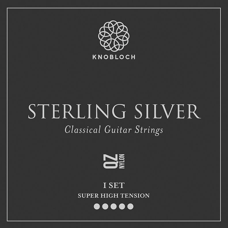 Knobloch Full Set STERLING SILVER QZ Nylon 37.5 Strings