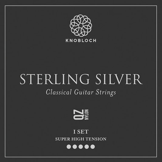 Knobloch Full Set STERLING SILVER QZ Nylon 37.5 Strings