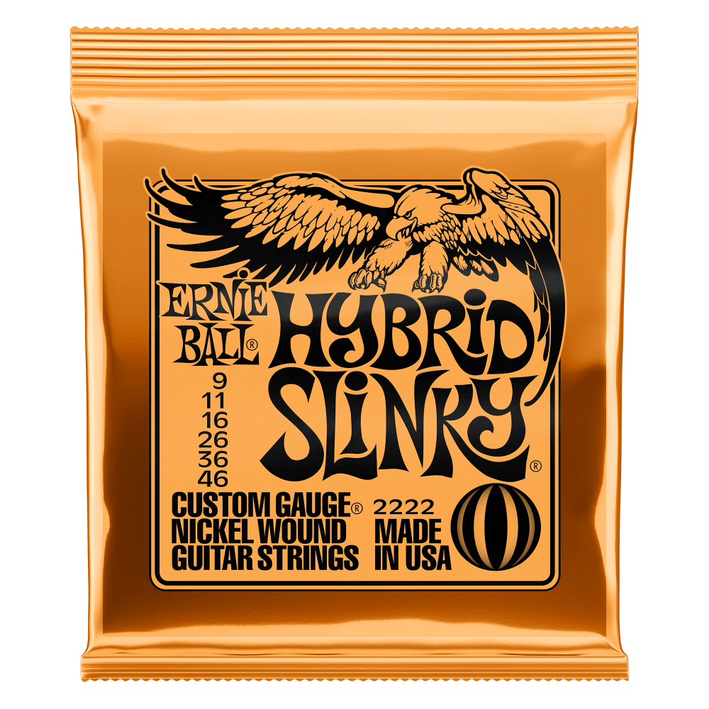 Ernie Ball Hybrid Slinky Nickel Wound Electric Guitar Strings 9-46