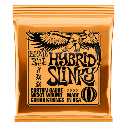 Ernie Ball Hybrid Slinky Nickel Wound Electric Guitar Strings 9-46