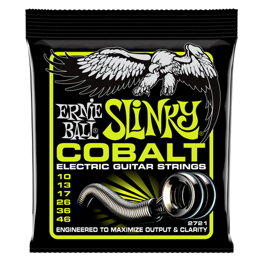 Ernie Ball Regular Slinky Cobalt Electric Guitar Strings 10-46