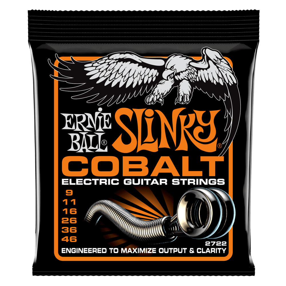 Ernie Ball Hybrid Slinky Cobalt Electric Guitar Strings 9-46