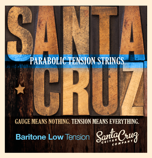 Santa Cruz Parabolic Tension Strings – Baritone Low Tension