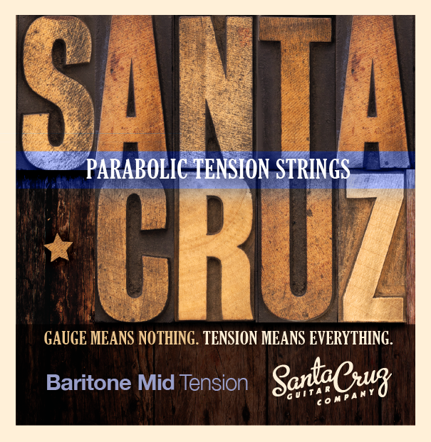 Santa Cruz Parabolic Tension Strings – Baritone Mid Tension