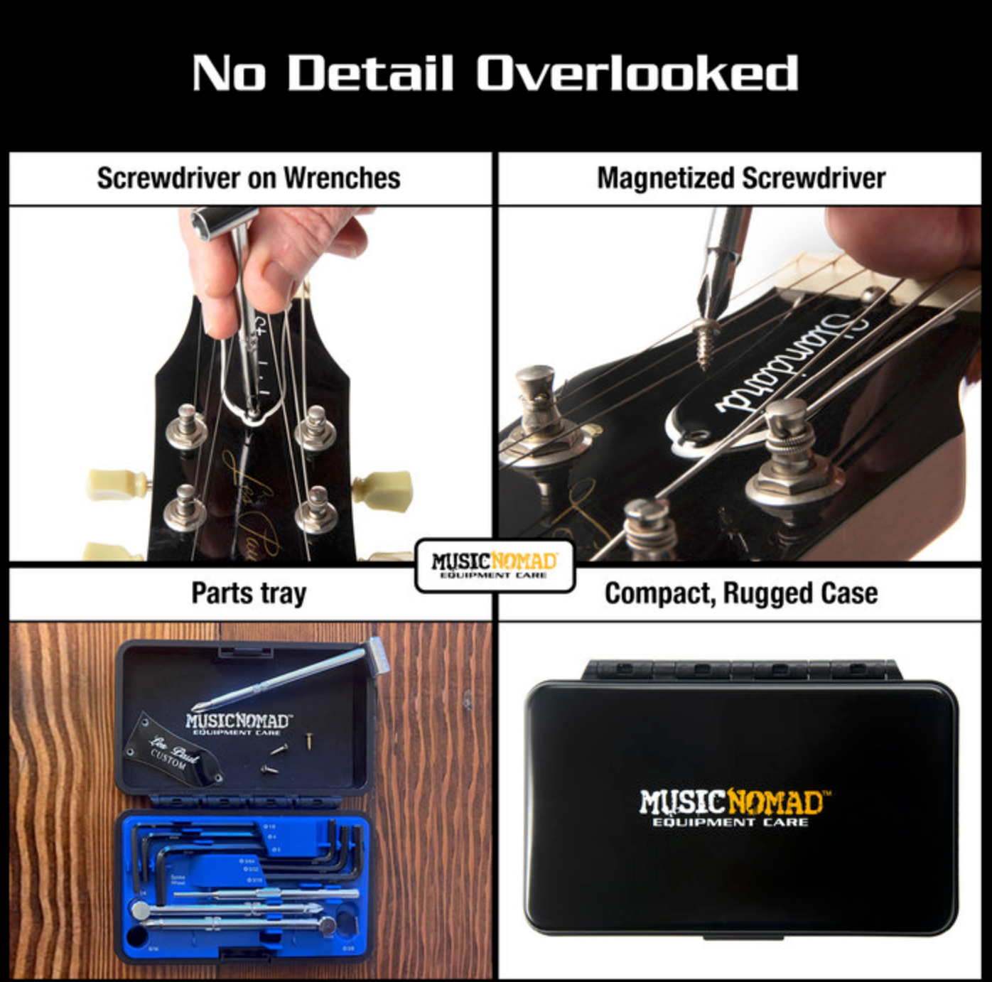 Music Nomad Premium Guitar Tech Screwdriver & Wrench Set