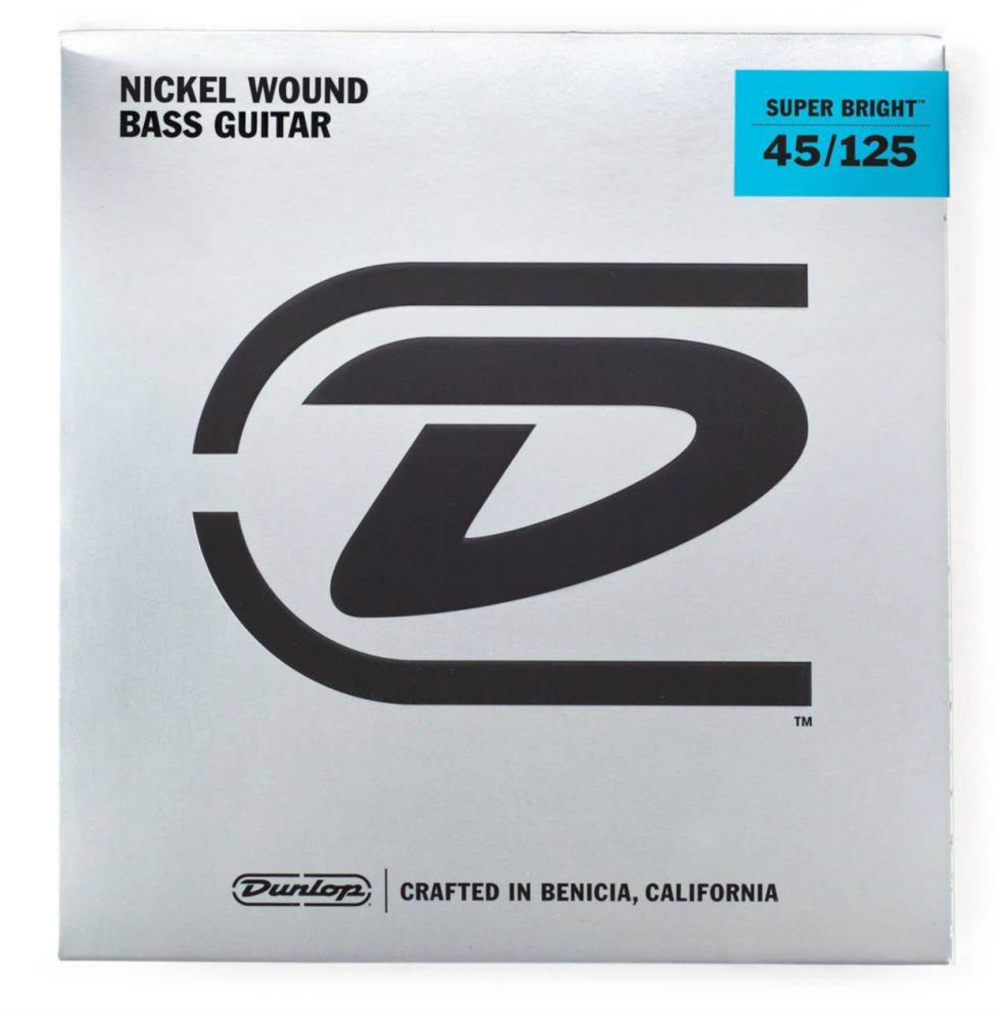 Dunlop Electric Bass Guitar Strings - Super Bright Nickel Wound - Medium - 5-String Set