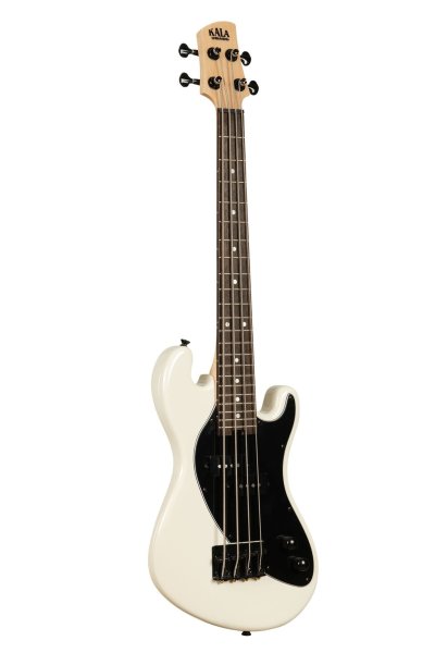 Solid Body 4-String Fretted U-BASS With Gig Bag, Sweet Cream