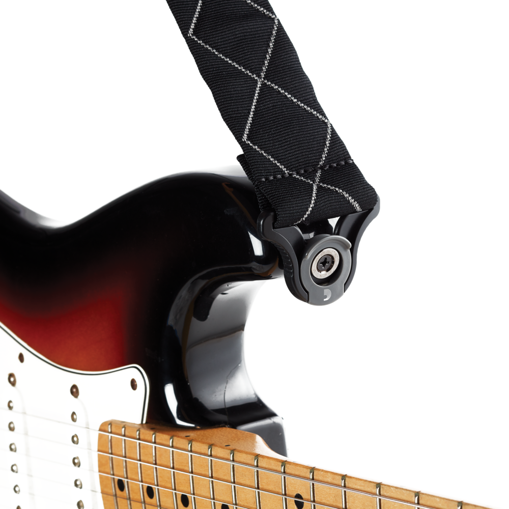 D’Addario Auto Lock Guitar Strap - Diamonds