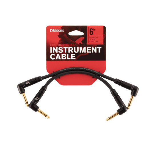 D'addario Patch Cable Right-Angle to Right-Angle 5ft