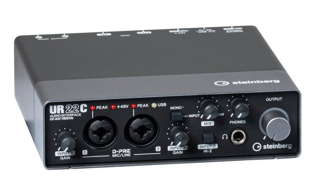 Steinberg UR22C 2-In/2-Out USB Audio Interface