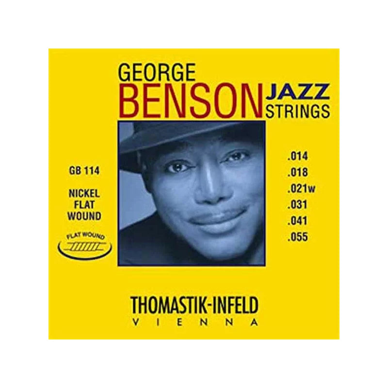 Thomastik-Infeld George Benson GB114 (14–60) Flatwound Guitar Strings