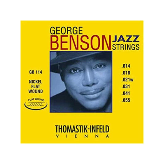 Thomastik-Infeld George Benson GB114 (14–60) Flatwound Guitar Strings